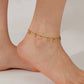 Flower Anklet [304 Stal nierdzewna]