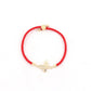 Butterfly Zircon Nylon Woven Chain Bracelet [304 Stainless Steel]