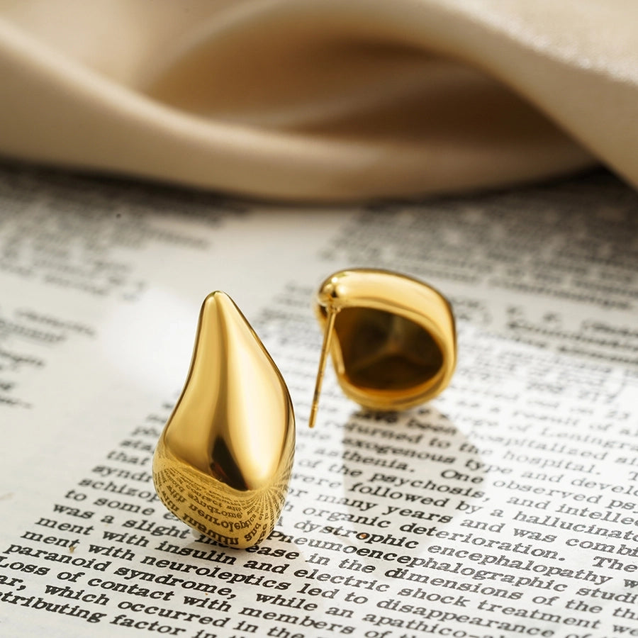 Mix Designs Earrings [304 Stainless Steel,18K Gold Plated]