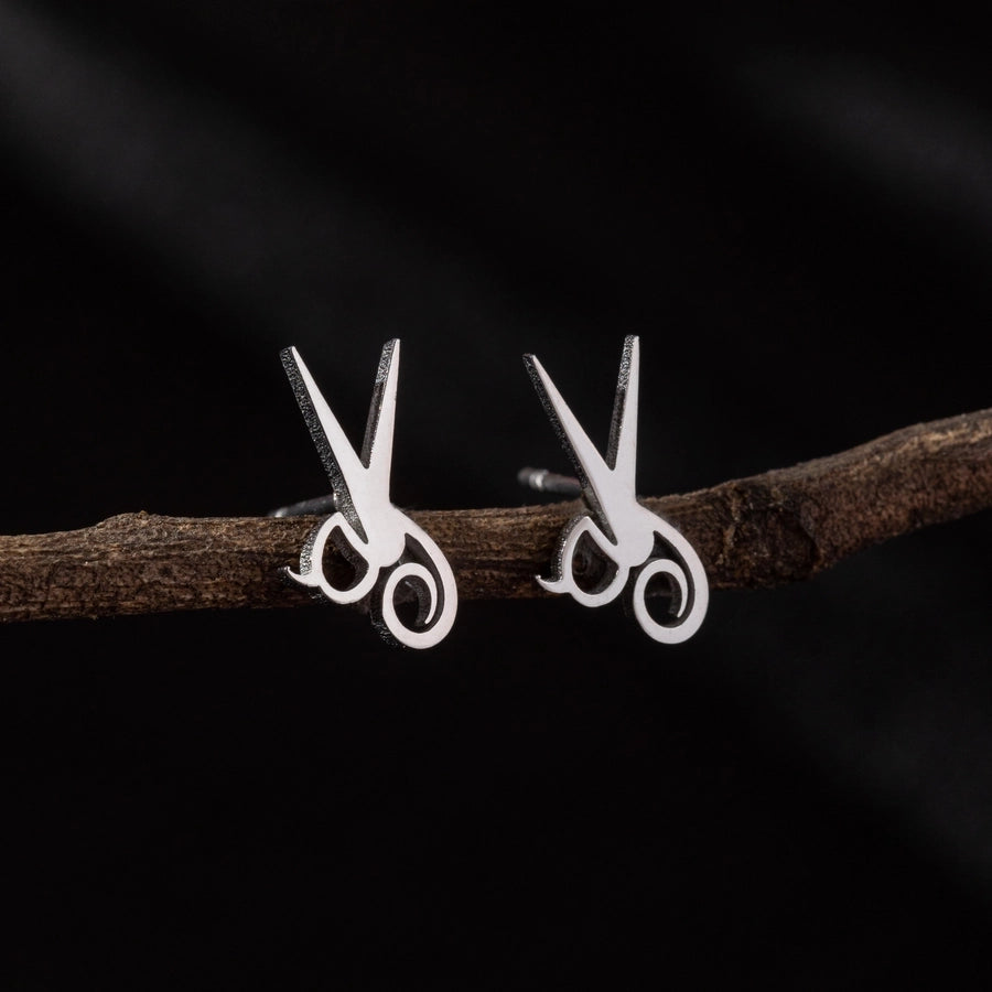 Animal Stud Earrings [304 Stainless Steel,18K Gold Plated]