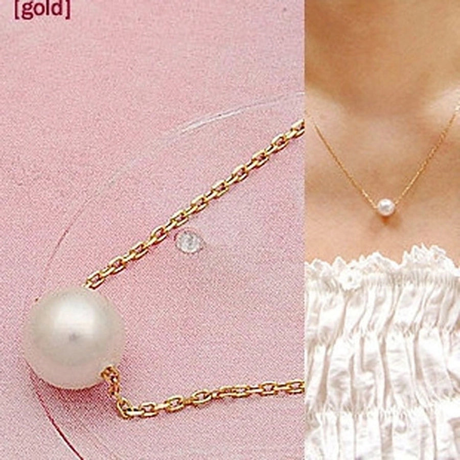 Imitation Pearl Necklaces Necklace [304 Stainless Steel]