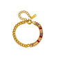 Square Zircon Bracelet [304 Stainless Steel,18K Gold Plated]