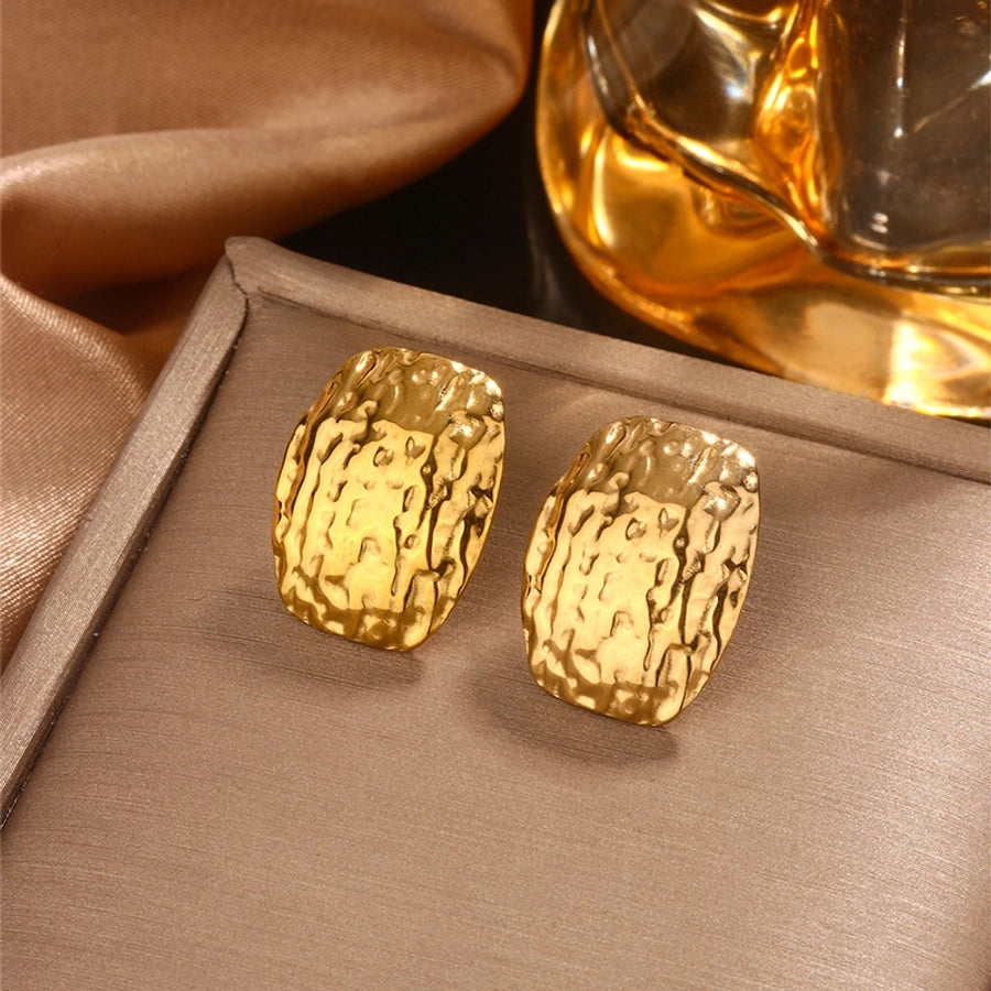 Mix Designs Earrings [304 Stainless Steel,18K Gold Plated]