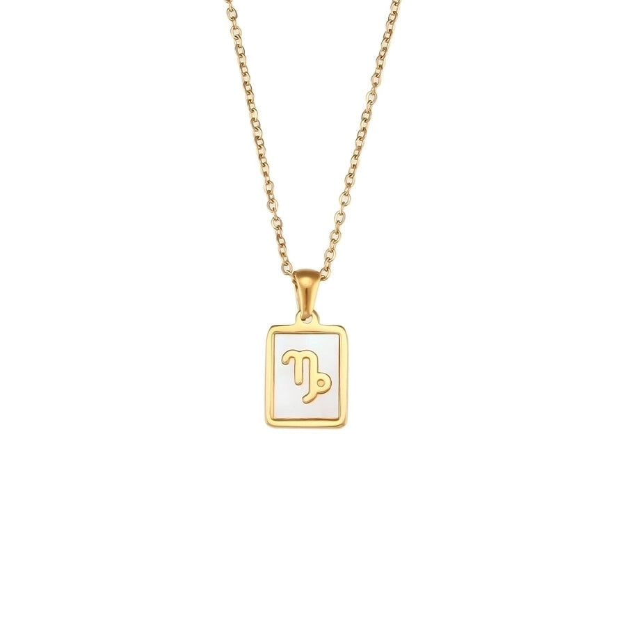 Collana a conchiglia costellazione [acciaio inossidabile 304, oro 18K placcato]