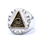 Retro Eye 304 Stainless Steel Men'S Rings