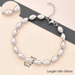 Round Oval Beads Bracelets [304 Stainless Steel]