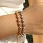 Beaded Chain Bracelets [304 Stainless Steel]