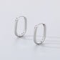 U-Shaped Earrings [Stainless Steel]