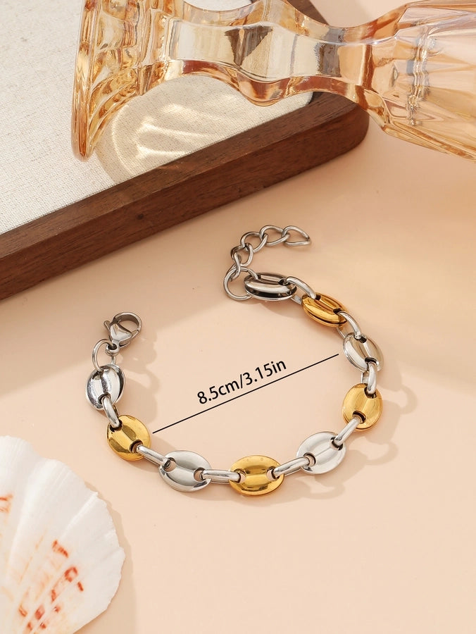 Pig nose Chain Bracelet [304 Stainless Steel]