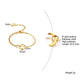 Mix Chain Bracelet [201 Stainless Steel, 18K Gold Plated]