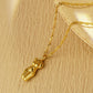 Artistic Abstract Human Body Necklace [304 Stainless Steel,18K Gold Plated]