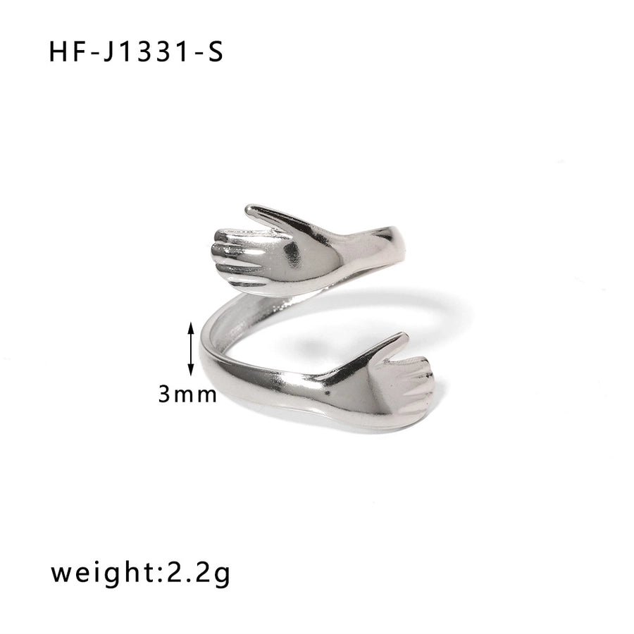 Mix Designs Silver Ring [Stainless Steel]