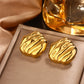 Mix Designs Earrings [304 Stainless Steel,18K Gold Plated]