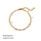 Pearl Layed Chain Anklet [304 roestvrij staal]