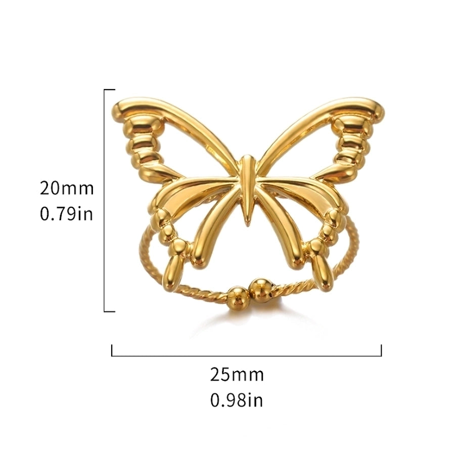 Butterfly Ring [304 Stainless Steel]