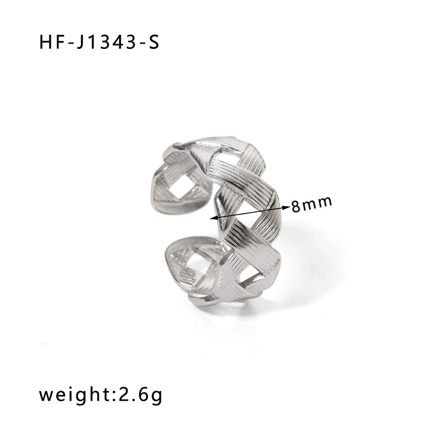 Mix Designs Silver Ring [Stainless Steel]