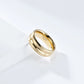 Simple Style Solid Color Ring [304 Stainless Steel 18K Gold Plated]