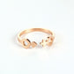 Male Female Ring [304 Stainless Steel 18K Gold Plated]