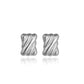 Lines Stud Earrings [304 Stainless Steel,18K Gold Plated]