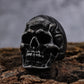 Hip-Hop Punk Streetwear Skull 304 Stainless Steel Halloween Men'S Rings