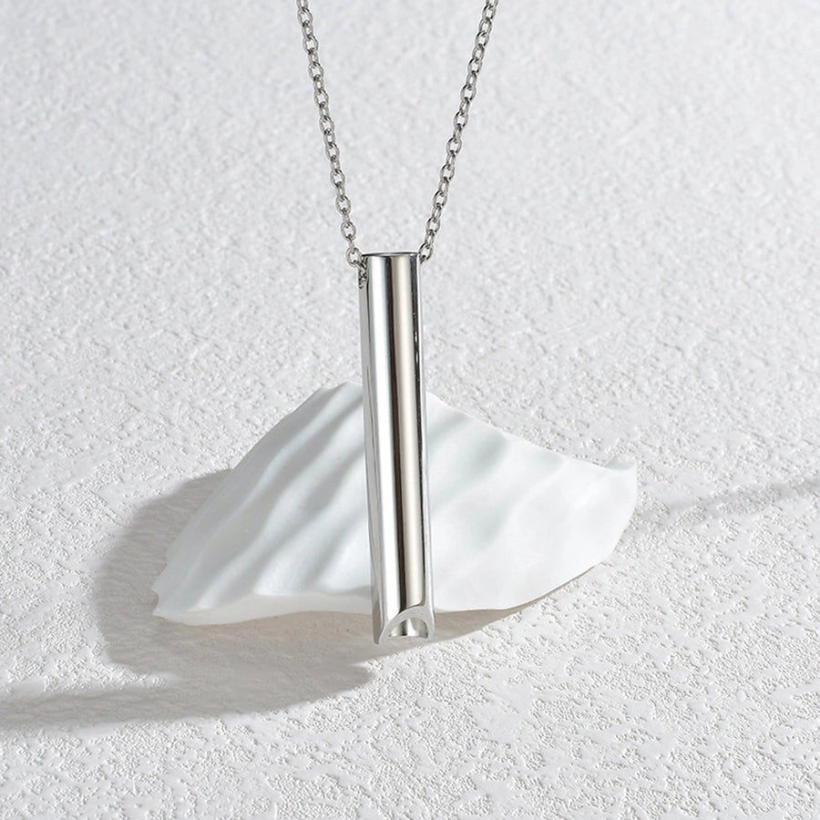 Whistle Pendant Necklace  [304 Stainless Steel]