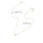 Letter Artificial Pearls Pendant Necklace [201,304 Stainless Steel]