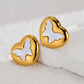 Mix Heart Designs Earrings [304 Stainless Steel]