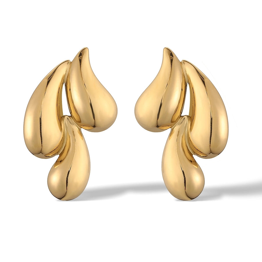 Droplets Earrings [304 Stainless Steel]