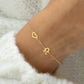 Constellation Heart Shape Bracelet [201,304 Stainless Steel]