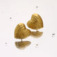 Heart Shape Earrings [304 Stainless Steel,18K Gold Plated]