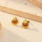 Marine Style Shell Earrings [304 Stainless Steel,18K Gold Plated]