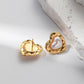 Mix Pearl Designs Earrings [304 Stainless Steel,14K Gold Plated]