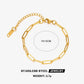 Link Chain Bracelet [304 Stainless Steel,18K Gold Plated]