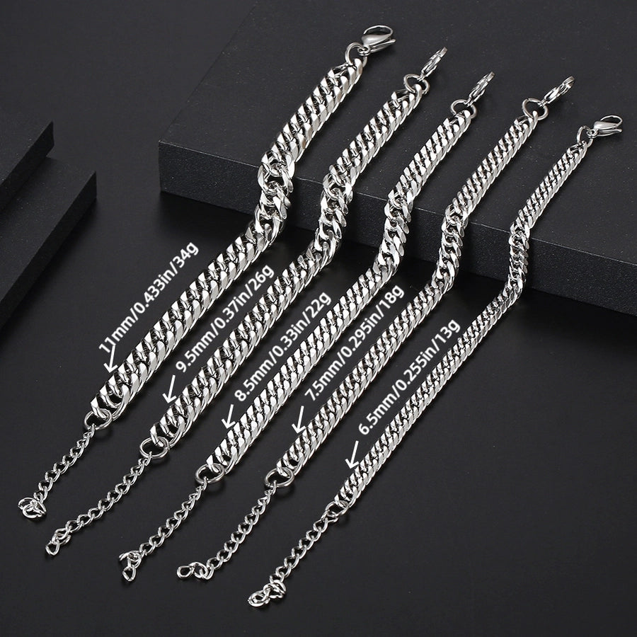 Curb Chain Bracelet [304 Stainless Steel]