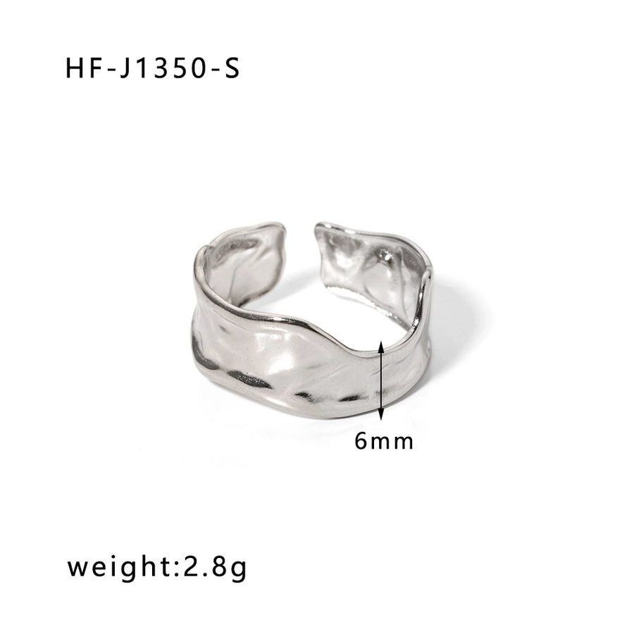 Mix Designs Silver Ring [Stainless Steel]