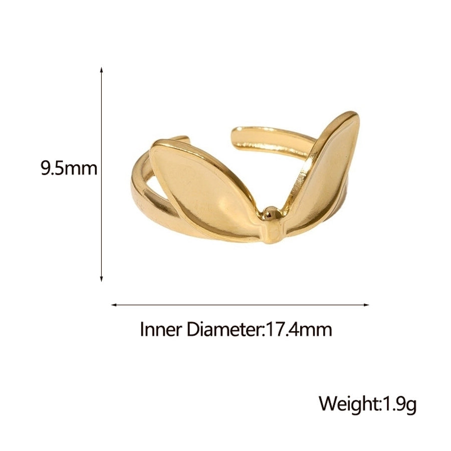 Bow Ring [304 Stainless Steel 18K Gold Plated]