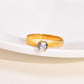 Heart Shape Zircon Ring [201 Stainless Steel]