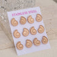 6 Pairs Simple Style Earrings Sets [304 Stainless Steel]