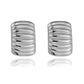 Lines Stud Earrings [304 Stainless Steel,18K Gold Plated]