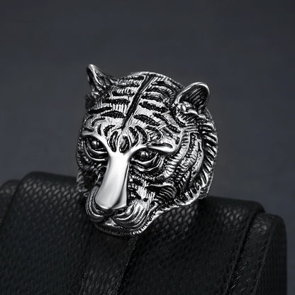 Retro Tiger Ring [304 Stainless Steel]