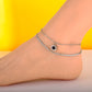 Roman Style Geometric Anklet [304 Stainless Steel]