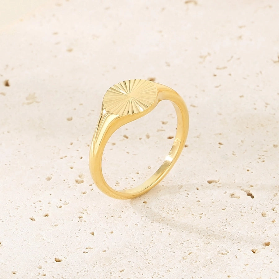 Geometrischer Ring [304 Edelstahl 18K Gold plattiert]