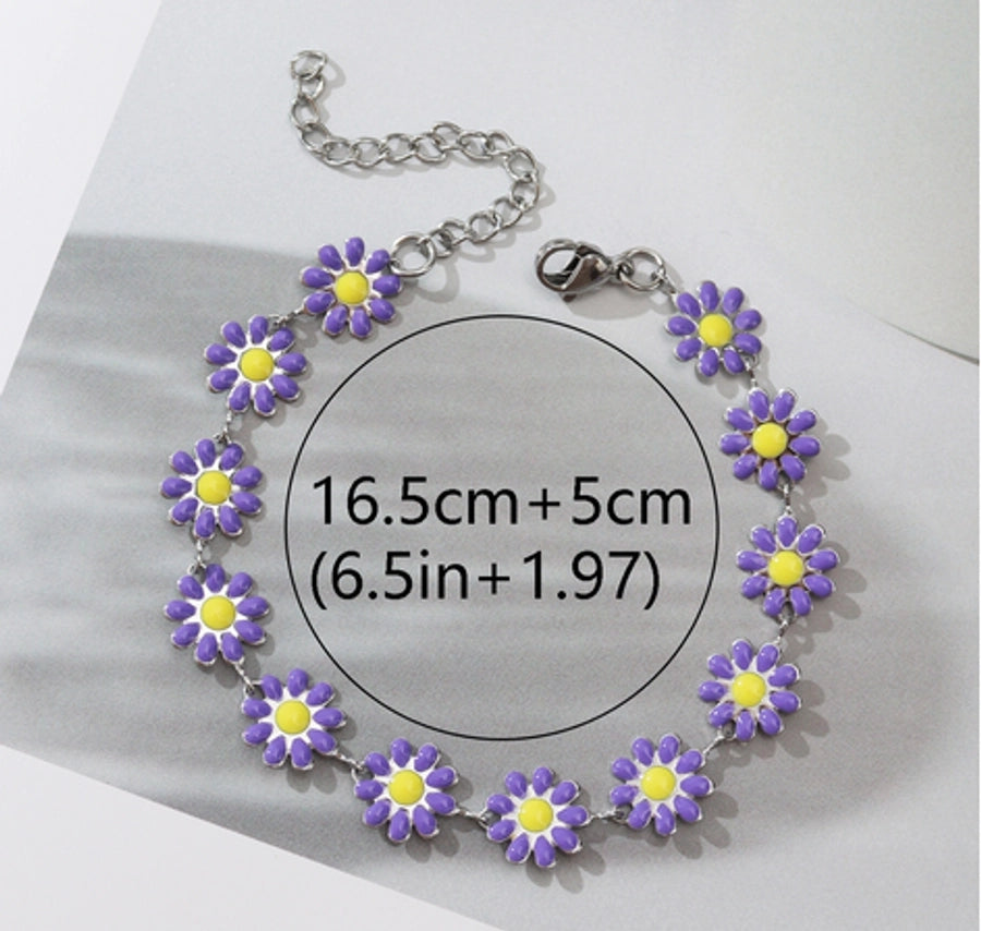 Daisy Bracelet [304 Stainless Steel]