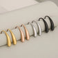 Hook Earrings [304 Stainless Steel,18K Gold Plated]