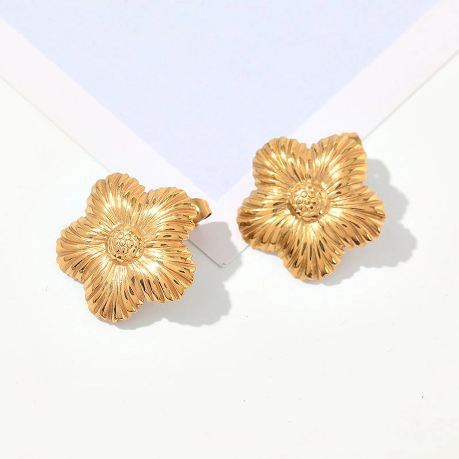 Mix Designs Earrings [304 Stainless Steel,18K Gold Plated]