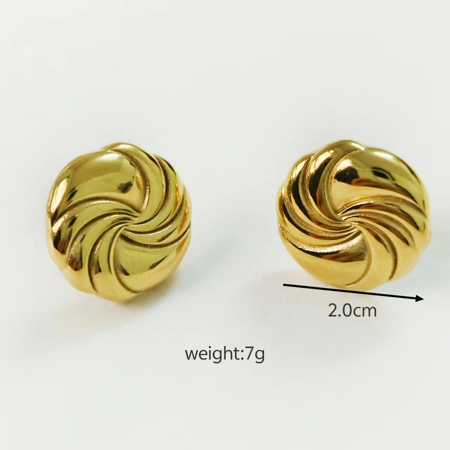 Mix Designs Drop Earrings [304 Stainless Steel,18K Gold Plated]