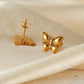 Small Bow Butterfly Earrings [304 Stainless Steel]