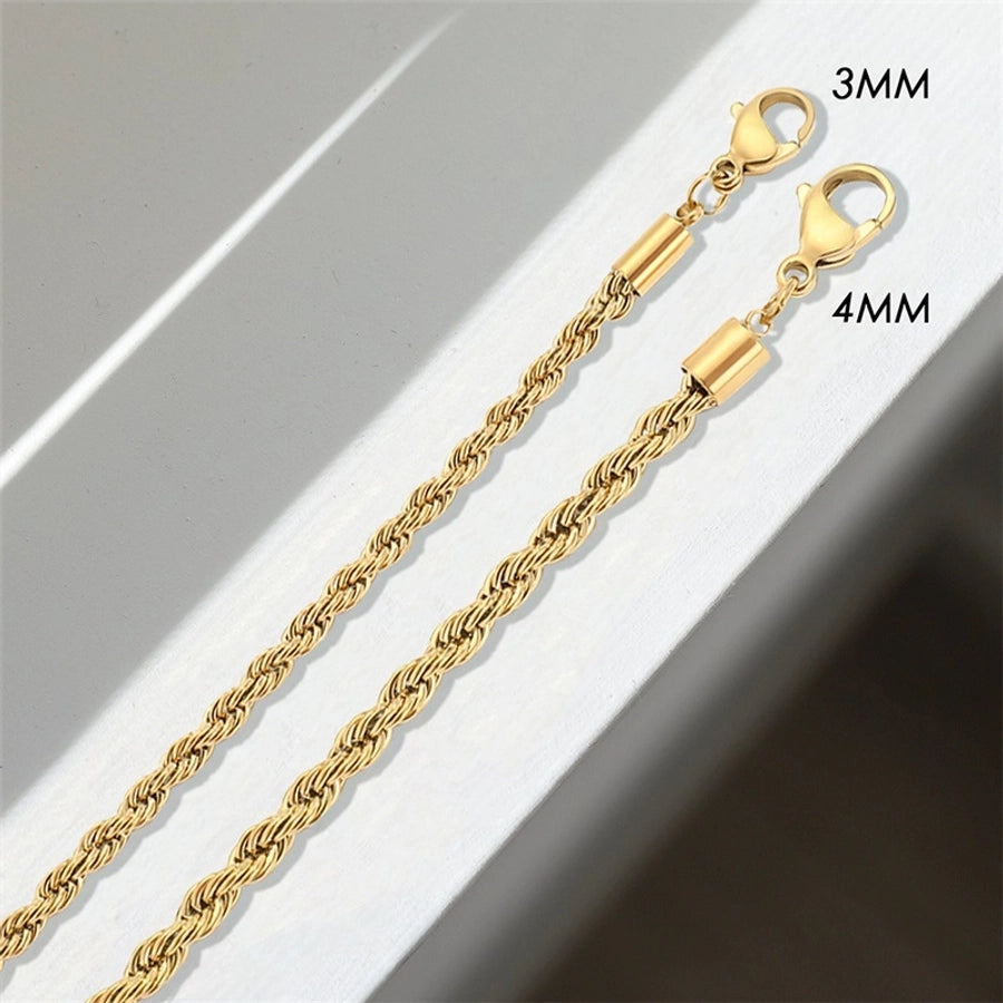 Rope Chain Bracelet [Stainless Steel]