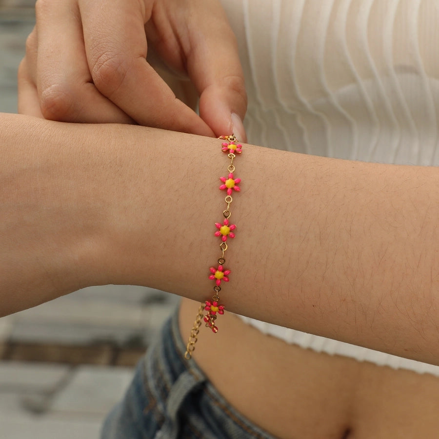 Cherry/Heart/Flower Bracelets [201 Stainless Steel]