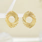 Mix Design Drop Earrings [201 Stainless Steel,18K Gold Plated]